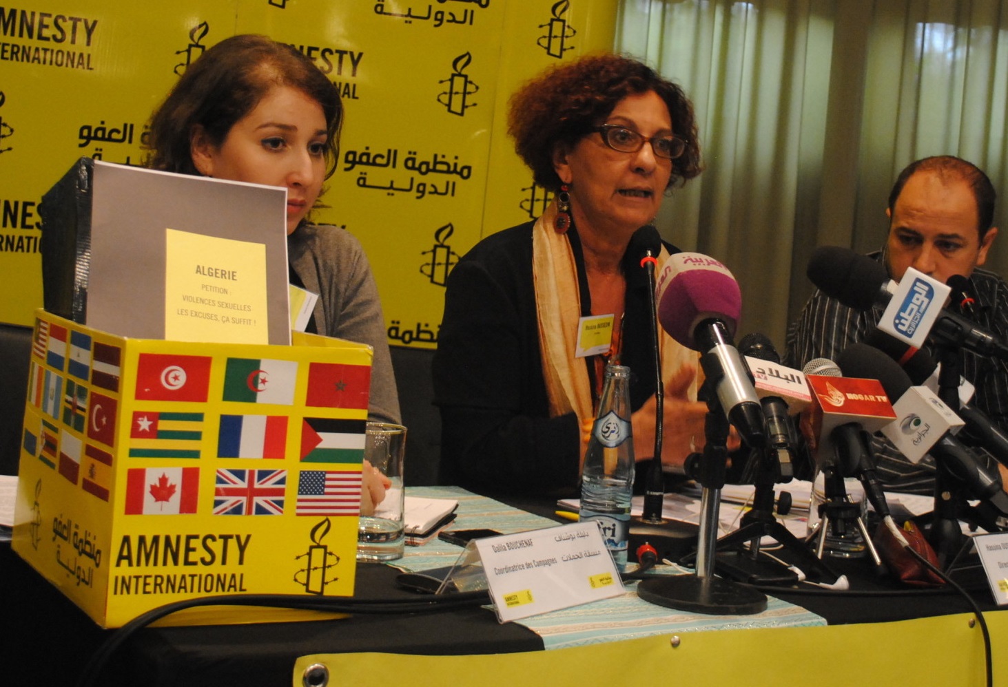 Hassina Oussedik, directrice d'Amnesty International Algérie. D. R.